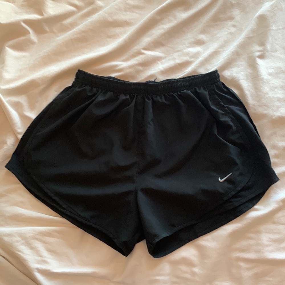 black Nike dri-fit shorts